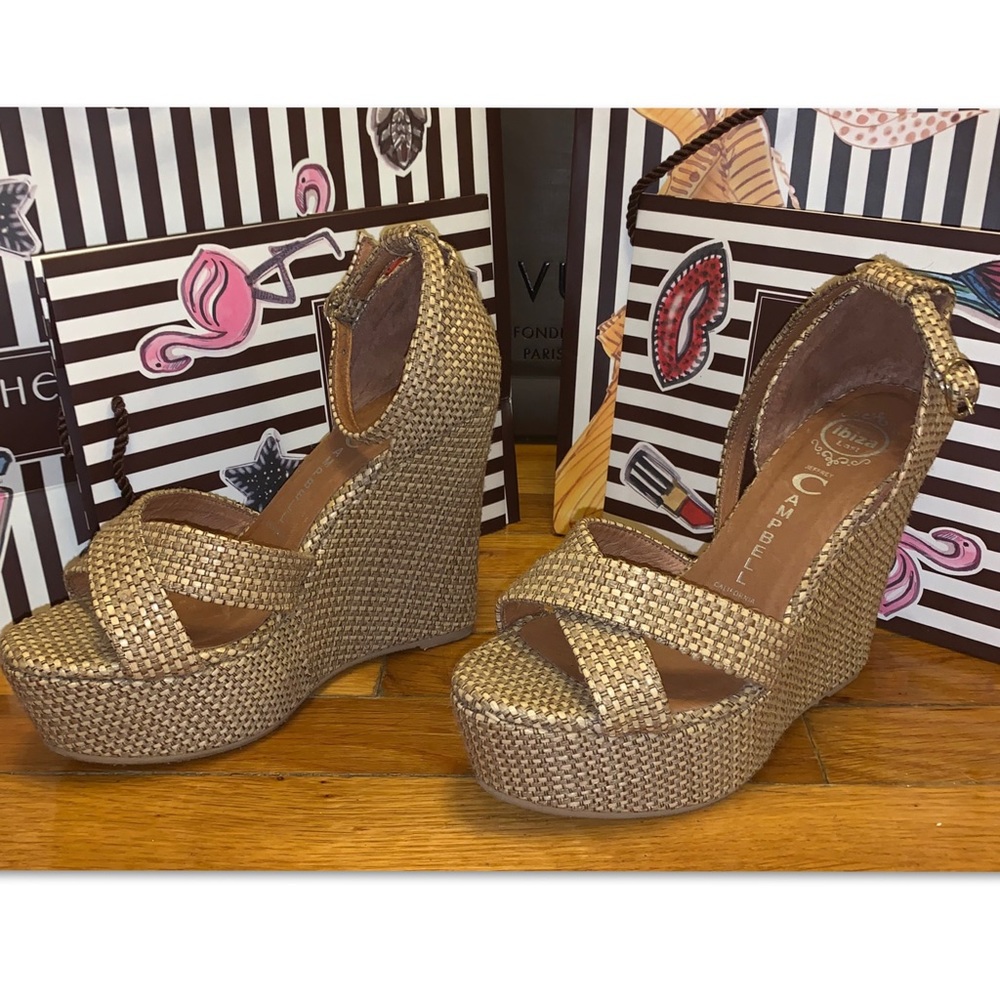 ❣️SALE❣️Jeffrey Campbell Last Jute Wedges